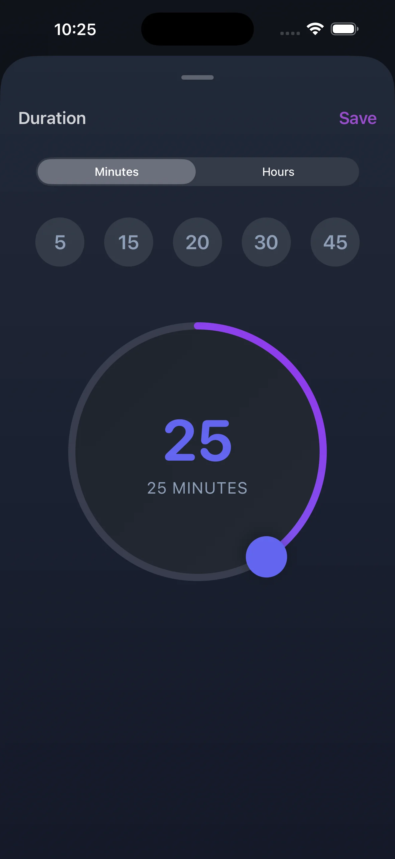 Meditation Stillness — Calendar View